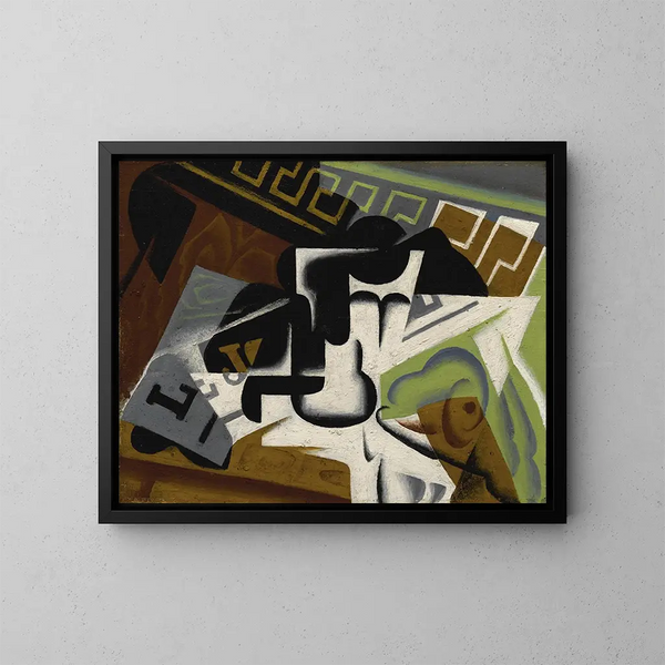 Journal en kompotje - Juan Gris — ingelijst kunstwerk aan de muur