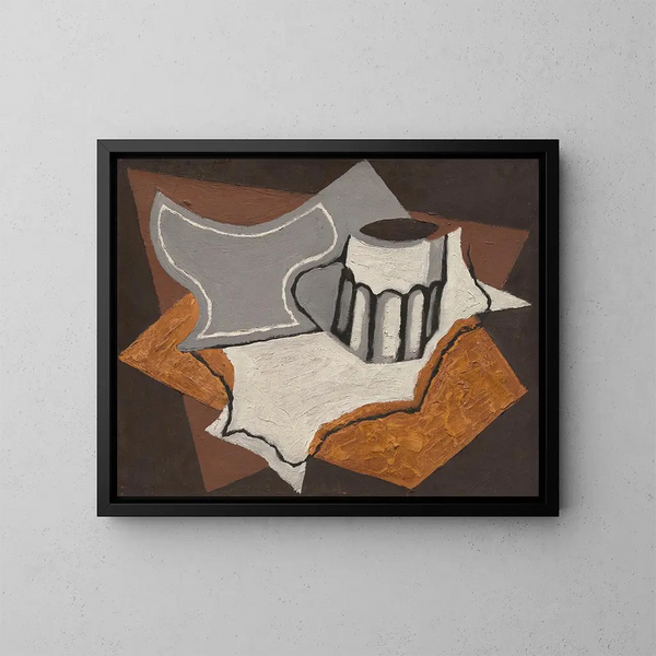 Le gobelet - Juan Gris — ingelijst kunstwerk aan de muur