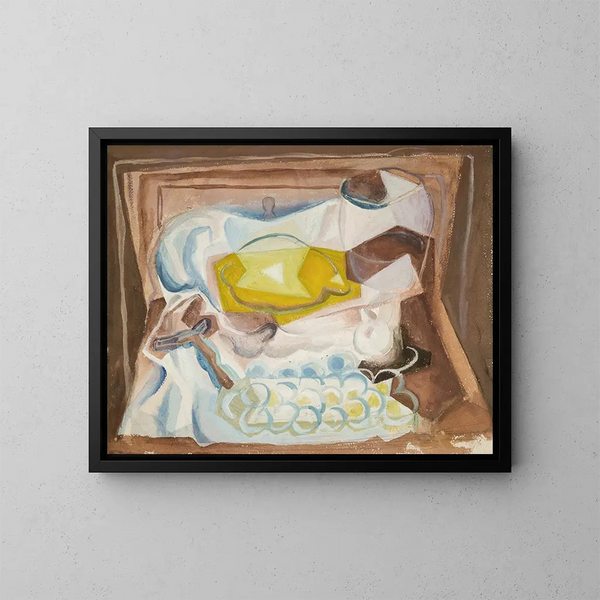 Natuurstudie - Juan Gris — ingelijst kunstwerk aan de muur