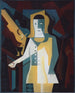 Pierrot - Juan Gris — weergave van het kunstwerk