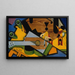 Natuurstudie met een gitaar - Juan Gris — ingelijst kunstwerk aan de muur