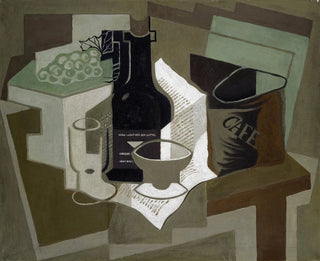 Het koffiezakje - Juan Gris — weergave van het kunstwerk