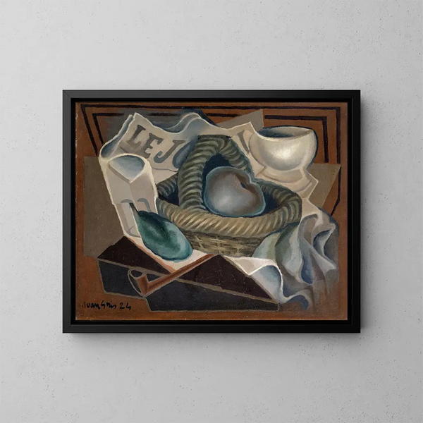 Het Mandje - Juan Gris — ingelijst kunstwerk aan de muur
