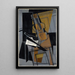 Le Violon - Juan Gris — ingelijst kunstwerk aan de muur