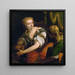 Judith met het hoofd van Holofernes - Paolo Veronese — ingelijst kunstwerk aan de muur