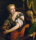 Judith met het hoofd van Holofernes - Paolo Veronese — weergave van het kunstwerk