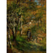 Reproductie van het schilderij Jules Le Cœur et ses chiens dans la forêt de Fontainebleau - Pierre-Auguste Renoir