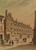 Maison abbatiale à l'angle de la rue de l'Abbaye, de la rue Cardinale et du passage de la Petite-Boucherie, 6e arrondissement - Jules-Adolphe Chauvet — weergave van het kunstwerk