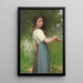Daisy Picking - Jules-Cyrille Cavé — framed artwork on a wall