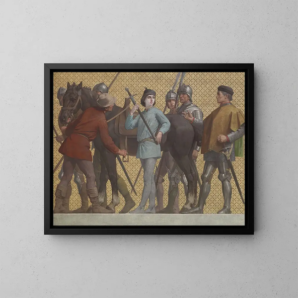 De leven van Jeanne d'Arc - Jules-Eugène Lenepveu — ingelijst kunstwerk aan de muur