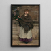 Flower Market Painting in London - Jules Bastien-Lepage — framed artwork on a wall