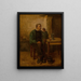 Contentement - Jules Breton — ingelijst kunstwerk aan de muur