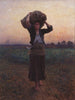Ster van de herders - Jules Breton — weergave van het kunstwerk