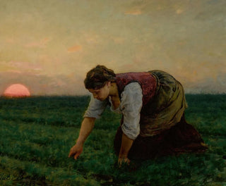 Jules Breton - Une Sarcleuse.webp