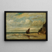 Marine schilderij - Jules Dupré — ingelijst kunstwerk aan de muur
