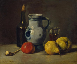 Jules Dupr - Still Life with a grey Jug.webp