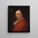 Portrait of William Busnach - Jules Élie Delaunay — framed artwork on a wall