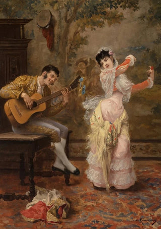 Jules James Rougeron - The Spanish dancer.webp