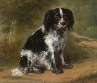 Jules Lonard Schmitz - Portrait Of A King Charles Spaniel.webp