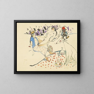Jules Pascin - Femme avec son chien et nu.webp