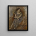 Gaby - Jules Pascin — framed artwork on a wall