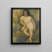 Jonge vrouw zittend - Jules Pascin — ingelijst kunstwerk aan de muur