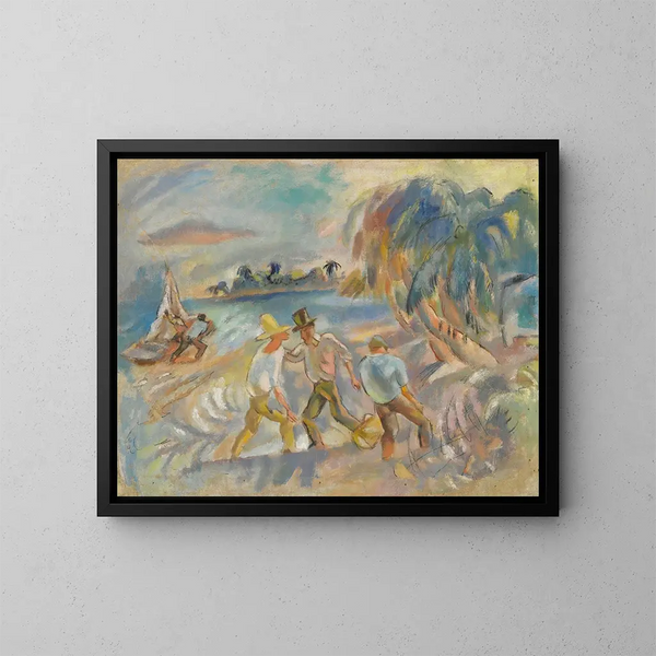 van Jules Pascin - Les brigands — ingelijst kunstwerk aan de muur
