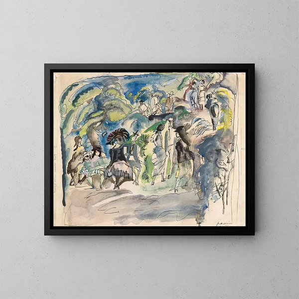 Parc de la Havane - Jules Pascin — ingelijst kunstwerk aan de muur
