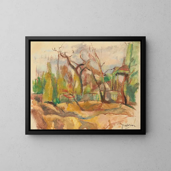Landschap in Cuba - Jules Pascin — ingelijst kunstwerk aan de muur