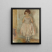 Portret van jonge vrouw - Jules Pascin — ingelijst kunstwerk aan de muur
