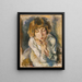 Portret van Hermine David - Jules Pascin — ingelijst kunstwerk aan de muur
