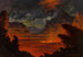 Kilauea de nacht - Jules Tavernier — weergave van het kunstwerk