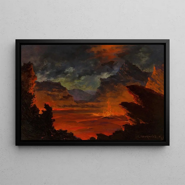 Jules Tavernier - Kilauea at Night.webp