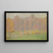 Herfstregen - Julian Alden Weir — ingelijst kunstwerk aan de muur
