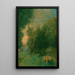 Pan et le loup - Julian Alden Weir — ingelijst kunstwerk aan de muur