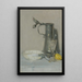 Natuurmoe with flacon, glas en kom - Julian Alden Weir — ingelijst kunstwerk aan de muur