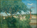 Het dorp van de fabriek - Julian Alden Weir — weergave van het kunstwerk