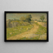 Het pad - Julian Alden Weir — ingelijst kunstwerk aan de muur
