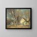 Dorp Windham - Julian Alden Weir — ingelijst kunstwerk aan de muur