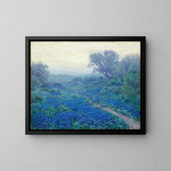 Blauwe bessen bij zonsopgang - Julian Onderdonk — ingelijst kunstwerk aan de muur