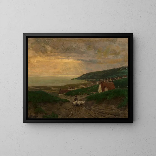 Vroege ochtend - Julian Onderdonk — ingelijst kunstwerk aan de muur