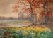 Gele bloemen op een grijze dag - Julian Onderdonk — weergave van het kunstwerk