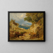 Italiaanse Landschap Schilderij - Julie Wilhelmine Hagen-Schwarz — ingelijst kunstwerk aan de muur