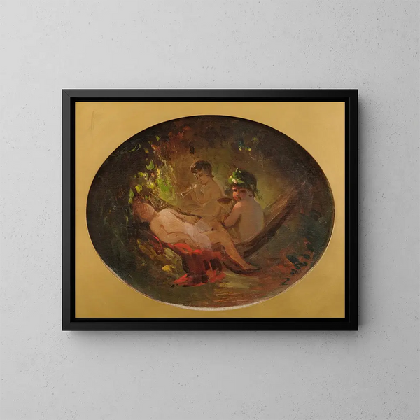Pothos - Julie Wilhelmine Hagen-Schwarz — ingelijst kunstwerk aan de muur