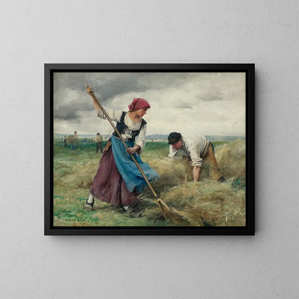 Les Moissonneurs - Julien Dupré — ingelijst kunstwerk aan de muur