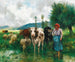 La Bergère - Julien Dupré — weergave van het kunstwerk