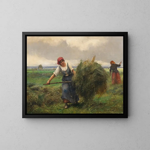 La Fenaison - Julien Dupré — ingelijst kunstwerk aan de muur