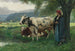 Paysanne avec des vaches - Julien Dupré — artwork view