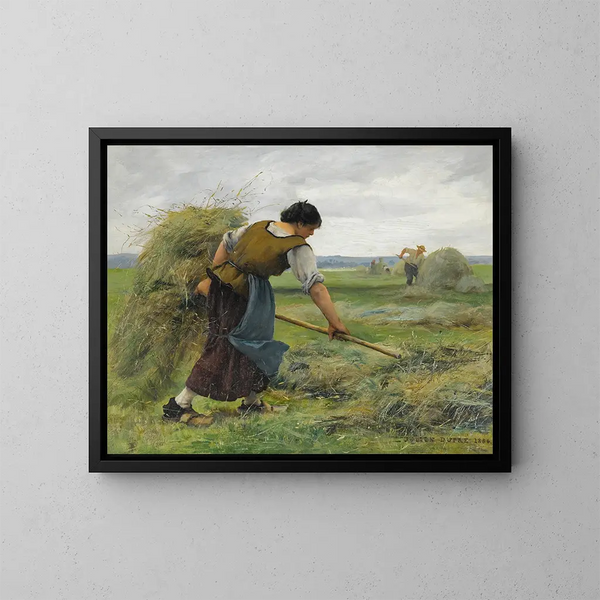 De oogstploegers - Julien Dupré — ingelijst kunstwerk aan de muur