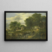 Landschapschilderij - Julien Joseph Ducorron — ingelijst kunstwerk aan de muur